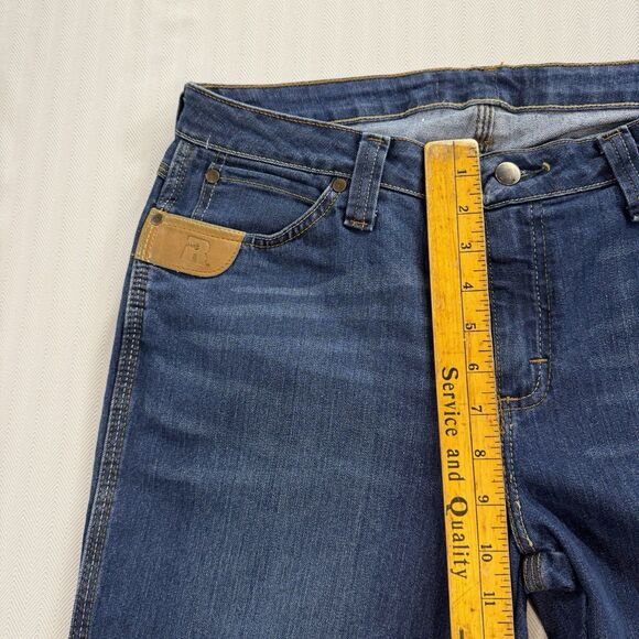 Wrangler Riggs Workwear Strong Jeans Women's 12 X 32 Medium Wash Denim Bootcut - Picture 9 of 13